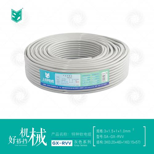 上安电缆灰色系列｜TZRVV软